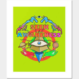 SEEK AWARENESS Posters and Art